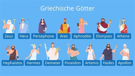 griechische götter namen.